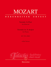 Sonate für Klavier A-dur "Alla Turca", KV 331